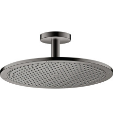 Głowica prysznicowa 350 1jet z przyłączem sufitowym Czarny Chrom Polerowany AXOR ShowerSolutions Axor (26035330)