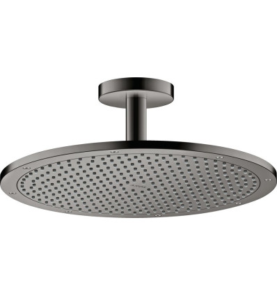 Głowica prysznicowa 350 1jet z przyłączem sufitowym Czarny Chrom Polerowany AXOR ShowerSolutions Axor (26035330)