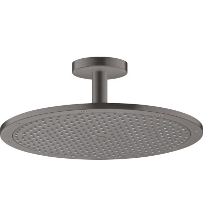 Głowica prysznicowa 350 1jet z przyłączem sufitowym Czarny Chrom Szczotkowany AXOR ShowerSolutions Axor (26035340)