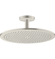 Głowica prysznicowa 350 1jet z przyłączem sufitowym Stal Szlachetna Optyczna AXOR ShowerSolutions Axor (26035800)