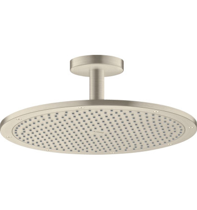 Głowica prysznicowa 350 1jet z przyłączem sufitowym Nikiel Szczotkowany AXOR ShowerSolutions Axor (26035820)