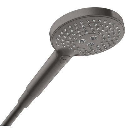 Główka prysznicowa 120 3jet Czarny Chrom Szczotkowany AXOR ShowerSolutions Axor (26050340)