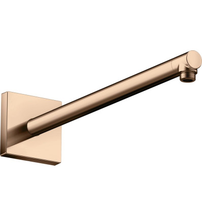 Ramię prysznicowe 390 mm, kwadratowe Czerwony Złoty Polerowany AXOR ShowerSolutions Axor (26436300)