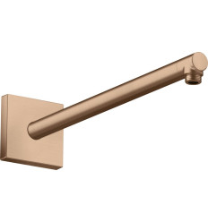 Ramię prysznicowe 390 mm, kwadratowe Czerwony Złoty Szczotkowany AXOR ShowerSolutions Axor (26436310)