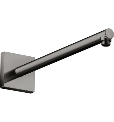 Ramię prysznicowe 390 mm, kwadratowe Czarny Chrom Polerowany AXOR ShowerSolutions Axor (26436330)