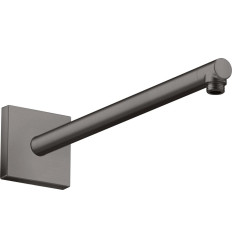 Ramię prysznicowe 390 mm, kwadratowe Czarny Chrom Szczotkowany AXOR ShowerSolutions Axor (26436340)