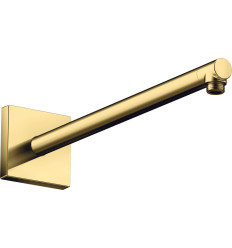 Ramię prysznicowe 390 mm, kwadratowe Złoty Optyczny Polerowany AXOR ShowerSolutions Axor (26436990)