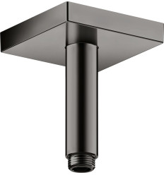 Przyłącze sufitowe 100 mm, kwadratowe Czarny Chrom Polerowany AXOR ShowerSolutions Axor (26437330)