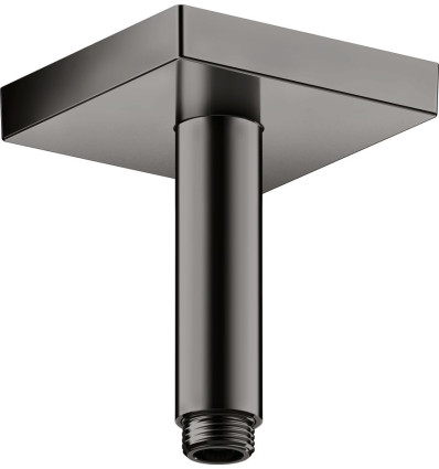 Przyłącze sufitowe 100 mm, kwadratowe Czarny Chrom Polerowany AXOR ShowerSolutions Axor (26437330)
