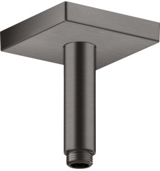 Przyłącze sufitowe 100 mm, kwadratowe Czarny Chrom Szczotkowany AXOR ShowerSolutions Axor (26437340)
