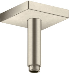 Przyłącze sufitowe 100 mm, kwadratowe Nikiel Szczotkowany AXOR ShowerSolutions Axor (26437820)