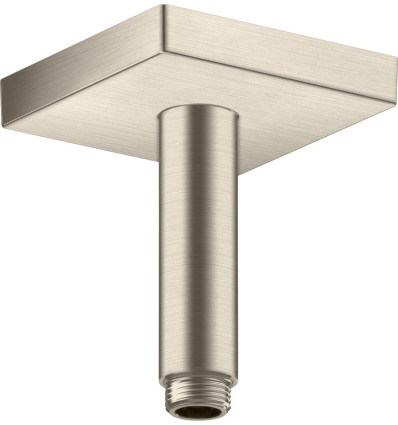 Przyłącze sufitowe 100 mm, kwadratowe Nikiel Szczotkowany AXOR ShowerSolutions Axor (26437820)