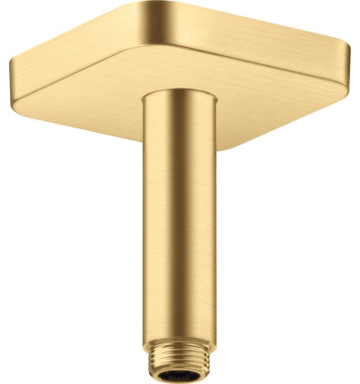 Przyłącze sufitowe 100 mm, softsquare Złoty Optyczny Szczotkowany AXOR ShowerSolutions Axor (26965250)