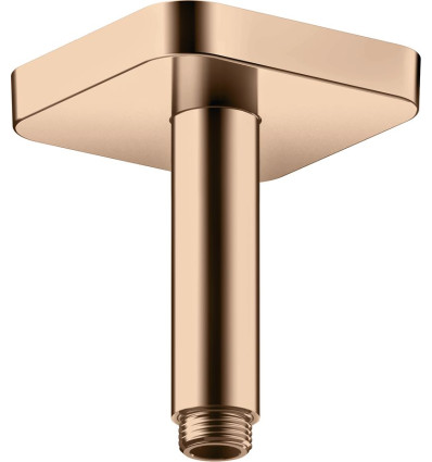 Przyłącze sufitowe 100 mm, softsquare Czerwony Złoty Polerowany AXOR ShowerSolutions Axor (26965300)