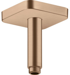 Przyłącze sufitowe 100 mm, softsquare Czerwony Złoty Szczotkowany AXOR ShowerSolutions Axor (26965310)