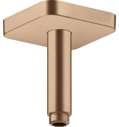 Przyłącze sufitowe 100 mm, softsquare Czerwony Złoty Szczotkowany AXOR ShowerSolutions Axor (26965310)