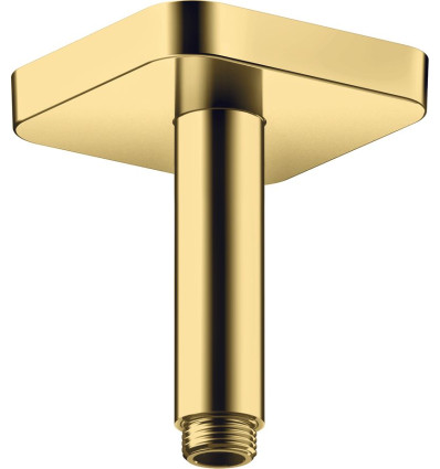 Przyłącze sufitowe 100 mm, softsquare Złoty Optyczny Polerowany AXOR ShowerSolutions Axor (26965990)