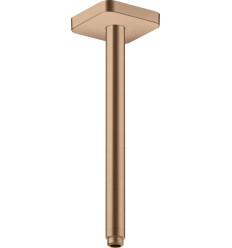 Przyłącze sufitowe 300 mm, softsquare Czerwony Złoty Szczotkowany AXOR ShowerSolutions Axor (26966310)