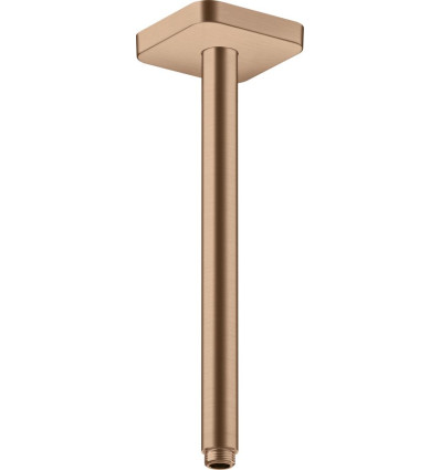 Przyłącze sufitowe 300 mm, softsquare Czerwony Złoty Szczotkowany AXOR ShowerSolutions Axor (26966310)