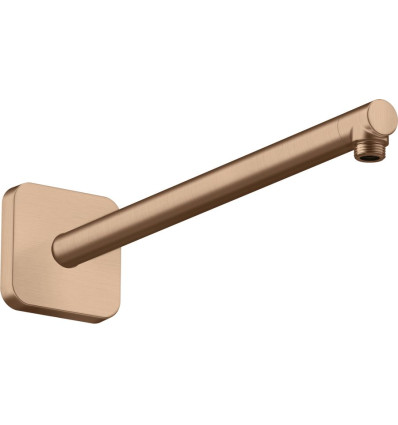 Ramię prysznicowe 390 mm, softsquare Czerwony Złoty Szczotkowany AXOR ShowerSolutions Axor (26967310)