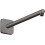 Ramię prysznicowe 390 mm, softsquare Czarny Chrom Szczotkowany AXOR ShowerSolutions Axor (26967340)