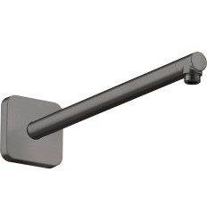 Ramię prysznicowe 390 mm, softsquare Czarny Chrom Szczotkowany AXOR ShowerSolutions Axor (26967340)