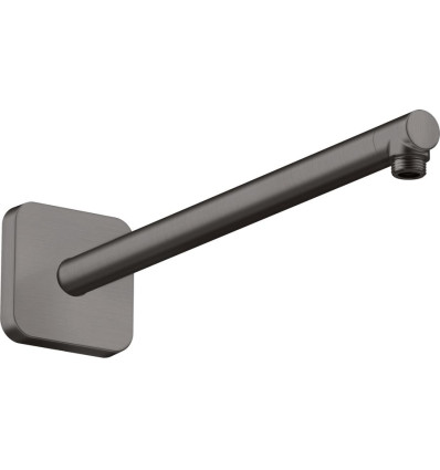 Ramię prysznicowe 390 mm, softsquare Czarny Chrom Szczotkowany AXOR ShowerSolutions Axor (26967340)