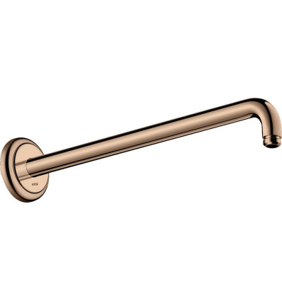 Ramię prysznicowe 389 mm Czerwony Złoty Polerowany AXOR Montreux Axor (27348300)