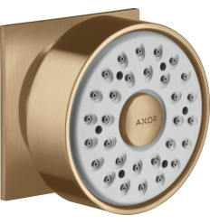 AXOR Dysza boczna 1jet, kwadratowa rozeta Brąz Szczotkowany Axor (28469140)