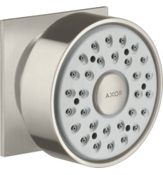 AXOR Dysza boczna 1jet, kwadratowa rozeta Stal Szlachetna Optyczna Axor (28469800)