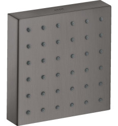 Moduł prysznicowy 120/120, kwadratowy, podtynkowy Czarny Chrom Szczotkowany AXOR ShowerSolutions Axor (28491340)
