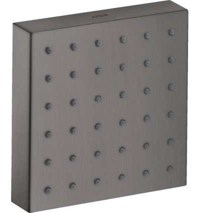 Moduł prysznicowy 120/120, kwadratowy, podtynkowy Czarny Chrom Szczotkowany AXOR ShowerSolutions Axor (28491340)