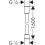 AXOR Wąż prysznicowy 1,60 m z nakrętkami stożkowymi Stal Szlachetna Optyczna Axor (28626800)