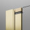 Kabina prysznicowa 80x70 Nes Brushed Gold KDJ B Radaway (10025080-99-01L + 10039070-01-01)