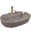Umywalka nablatowa Aura 61 Beige Shiny Rea (REA-U6381)