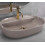 Umywalka nablatowa Aura 61 Beige Shiny Rea (REA-U6381)