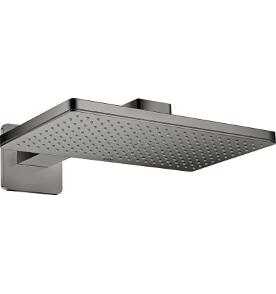 Głowica prysznicowa 460/300 1jet z ramieniem prysznicowym, rozeta softsquare Czarny Chrom AXOR ShowerSolutions Axor (35274330)