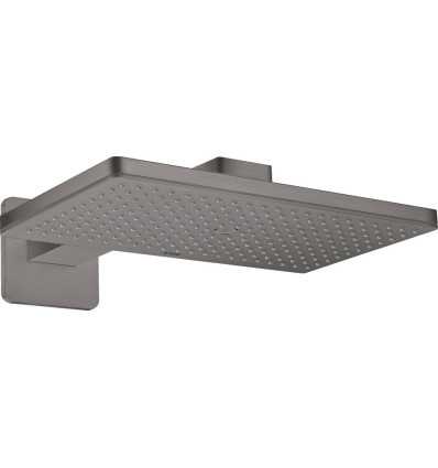 Głowica prysznicowa 460/300 1jet z ramieniem prysznicowym, rozeta softsquare Czarny Chrom AXOR ShowerSolutions Axor (35274340)