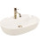 Umywalka nablatowa Aura 61 Ecru Shiny Rea (REA-U4589)