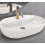 Umywalka nablatowa Aura 61 Ecru Shiny Rea (REA-U4589)