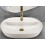 Umywalka nablatowa Aura 61 Ecru Shiny Rea (REA-U4589)