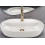 Umywalka nablatowa Aura 61 Ecru Shiny Rea (REA-U4589)