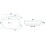 Umywalka nablatowa Aura 61 Ecru Shiny Rea (REA-U4589)