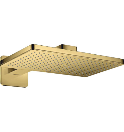 Głowica prysznicowa 460/300 1jet z ramieniem prysznicowym, rozeta softsquare Złoty AXOR ShowerSolutions Axor (35274990)