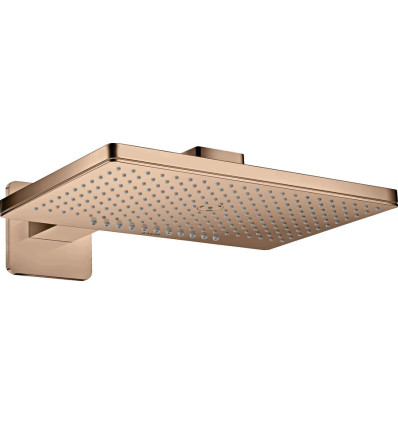 Głowica prysznicowa 460/300 2jet z ramieniem prysznicowym, rozeta softsquare Czerwony AXOR ShowerSolutions Axor (35275300)