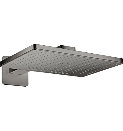 Głowica prysznicowa 460/300 2jet z ramieniem prysznicowym, rozeta softsquare Czarny Chrom AXOR ShowerSolutions Axor (35275330)