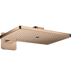 Głowica prysznicowa 460/300 3 jet z ramieniem prysznicowym, rozeta softsquare Czerwony AXOR ShowerSolutions Axor (35276300)
