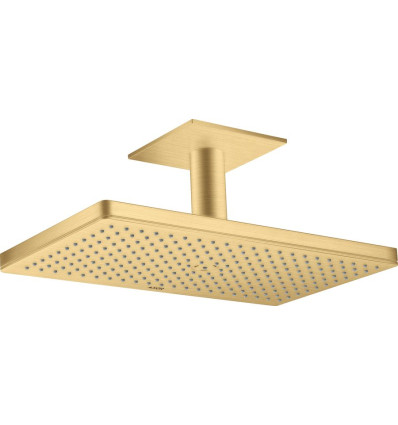 Głowica prysznicowa 460/300 1jet z przyłączem sufitowym Złoty Optyczny Szczotkowany AXOR ShowerSolutions Axor (35277250)
