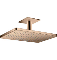 Głowica prysznicowa 460/300 2jet z przyłączem sufitowym Czerwony Złoty Polerowany AXOR ShowerSolutions Axor (35279300)
