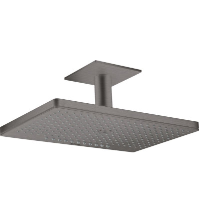 Głowica prysznicowa 460/300 2jet z przyłączem sufitowym Czarny Chrom Szczotkowany AXOR ShowerSolutions Axor (35279340)